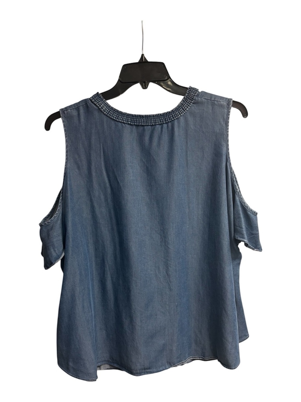 Belk Brand 100% Lyocell Cold Shoulder Blouse Size XXL